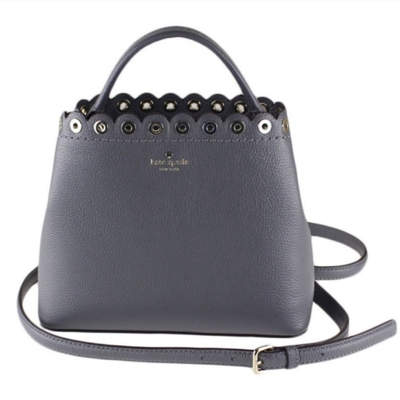 kate spade Handbags - NWT Kate Spade Janell Paloma Road Handbag Smokey Road Gray
